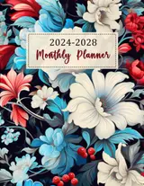 ler totalmente 2024-2028 Monthly Planner: 5 Year Calendar With Holidays, To-Do List, Notes, Birthday Log and more